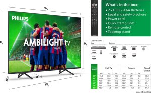 Telewizor Philips 50PUS8309/12 LED 50'' 4K Ultra HD Titan OS Ambilight 4