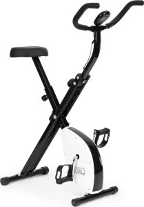 Rowerek treningowy rower stacjonarny fitness mechaniczny licznik komputer płynna regulacja - biały ModernHome 2