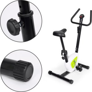 ModernHome Rower treningowy rowerek stacjonarny fitness do ćwiczeń w domu obciążenie mechaniczne ModernHome 8