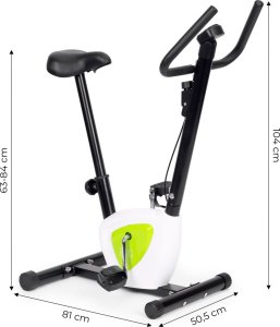 ModernHome Rower treningowy rowerek stacjonarny fitness do ćwiczeń w domu obciążenie mechaniczne ModernHome 10