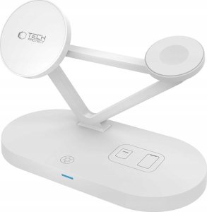 Tech-Protect wireless charger A41 3in1 QI15W, white 3
