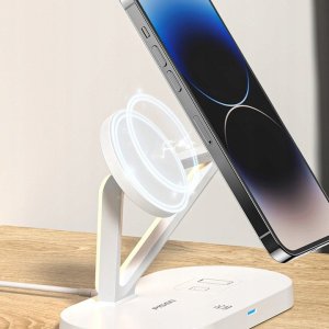 Tech-Protect wireless charger A41 3in1 QI15W, white 7