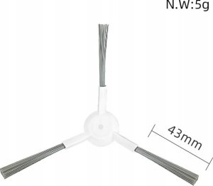 2x Szczotka Szczoteczka Boczna Czyszcząca Do Dreame Bot L20 L10s Ultra D10+ / Czarny 14