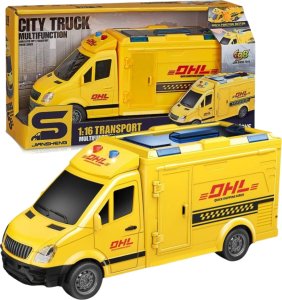 Samochód Dostawczy DHL Dla Dzieci Z Efektami Świetlnymi I Dźwiękowymi 1