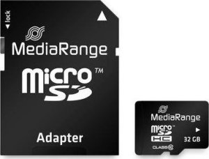 MEMORY MICRO SDHC 32GB C10/W/ADAPTER MR959 MEDIARANGE 1