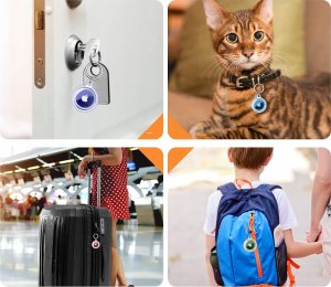 Etui Tech-Protect Icon Apple AirTag Clear [4 PACK] 6