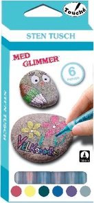 Usorteret Markery z brokatem 3