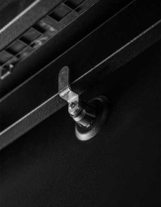 Szafa sieciowa stojąca Hyper Pro 19" 42U rack 800x800, drzwi przód perforacja, czarny, 1000kg 2