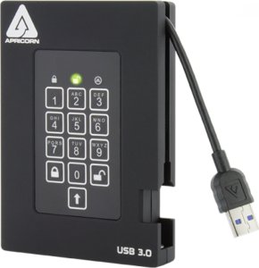 Apricorn Aegis Fortress 4 TB USB Typu-A 3.2 Gen 1 (3.1 Gen 1) Czarny 1