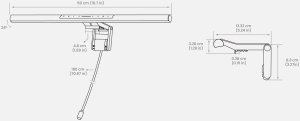 BenQ Lampa do monitora ScreenBar Pro srebrna (9H.W4KWT.ES4) 7