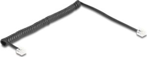 DeLOCK 90202 kabel telefoniczny 2 m Czarny 2