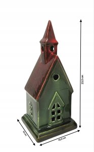 HYTTE Domek lampion 10,5X10XH23,5cm 2