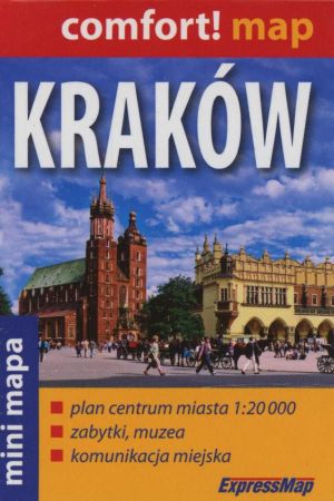 Comfort!map Kraków 1:20 000 mini,plan miasta 1