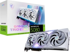 Karta graficzna MSI GeForce RTX 5080 Gaming Trio OC White 16GB GDDR7 DLSS4 1