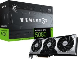 Karta graficzna MSI GeForce RTX 5080 Ventus 3X OC Plus 16GB GDDR7 DLSS4 1