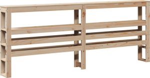 vidaXL Rama łóżka z wezgłowiem, 120x200 cm, lite drewno sosnowe 6