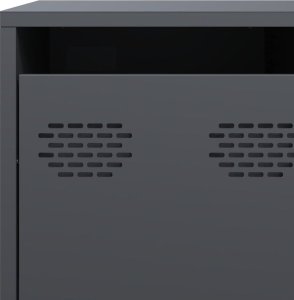 vidaXL Szafka, antracytowa, 135x39x73,5 cm, stal walcowana na zimno 10