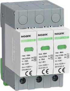Ogranicznik przep NOARK, SPD Ex9UEP Noark 1500DC/typ T1+ T2/625kA/3 moduły szer 1