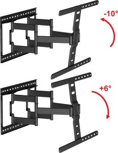 Ultra Płaski 27mm 60kg Uchwyt do Telewizora 32-90 cali VX-525 Wieszak TV TEST 5