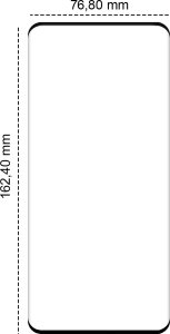 Szkło Hartowane PREMIUM Do Realme GT7 Pro (Curved, Pełne 5D, 9H, Ochronne) 2