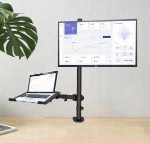 VETOUSON Uchwyt na Monitor i Laptop 2w1 Uniwersalny Wysoki 80cm 7