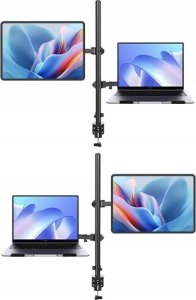 VETOUSON Uchwyt na Monitor i Laptop 2w1 Uniwersalny Wysoki 80cm 8