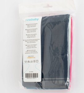 NEW BABY PIELUSZKI JEDNOKOLOROWE BAWEŁNIANE 70x80xm 3szt TURKUS PINK 8596164158371 6