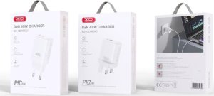 Ładowarka sieciowa XO CE16, 45W, 1x USB-C, 1x USB-A 2