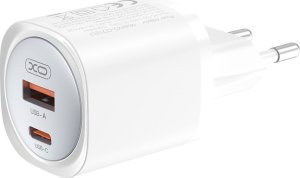 Ładowarka sieciowa XO CE21, 30W, GaN, 1x USB-C, 1x USB-A 2