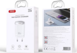 Ładowarka sieciowa XO CE20, 30W, GaN, USB-C 3