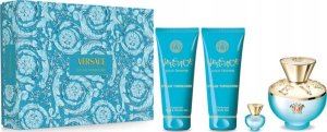 Zestaw Versace Pour Femme Dylan Turquoise woda toaletowa 100ml + woda toaletowa 5ml + zel pod prysznic 100ml + balsam do ciala 100ml 1