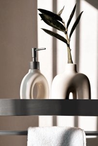Rea Półka łazienkowa wannowa SF01 45cm stal szczotkowana 4