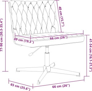 Obrotowe krzesło biurowe, niebieskie, tapicerowane tkaniną 12