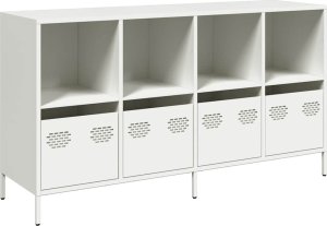 Szafka, biała, 135x39x73,5cm, stal walcowana na zimno 2