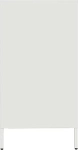 Szafka, biała, 135x39x73,5cm, stal walcowana na zimno 6