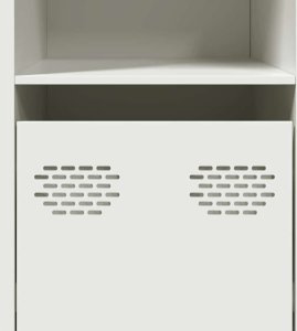 Szafka, biała, 135x39x73,5cm, stal walcowana na zimno 10