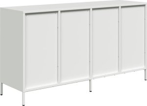 Szafka, biała, 135x39x73,5 cm, stal walcowana na zimno 7