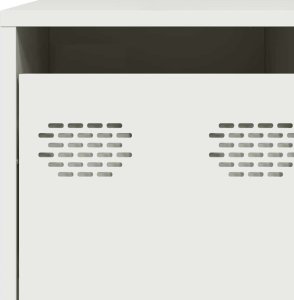 Szafka, biała, 135x39x73,5 cm, stal walcowana na zimno 10