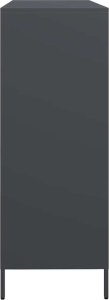 Szafka, antracytowa, 135x39x103,5 cm, stal walcowana na zimno 6