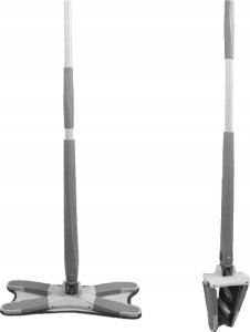 Mop podłogowy wyciskany X (szary) 4
