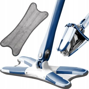 Mop podłogowy wyciskany X (niebieski) 2