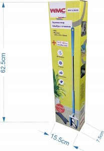 Mop podłogowy wyciskany X (niebieski) 4