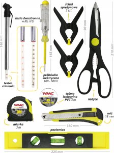 Szafka narzędziowa wózek warsztatowy 257 el. 9