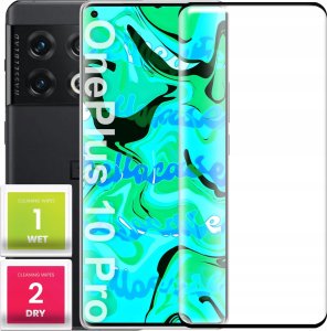 Szkło Hartowane PREMIUM Do OnePlus 10 Pro (Curved, Pełne 5D, 9H, Ochronne) 1