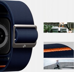 Futerał SPIGEN Litefit ”PRO” do Apple Watch 10 (46 MM) navy blue 11