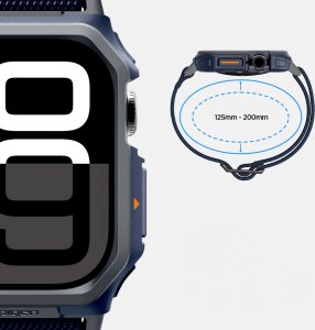 Futerał SPIGEN Litefit ”PRO” do Apple Watch 10 (46 MM) navy blue 14