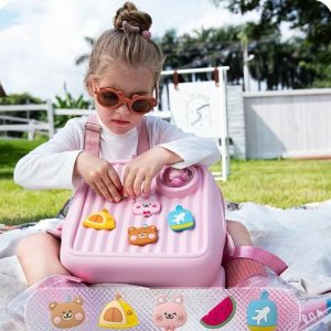 PICOCICI Mały plecak podróżny K33 różowy 2