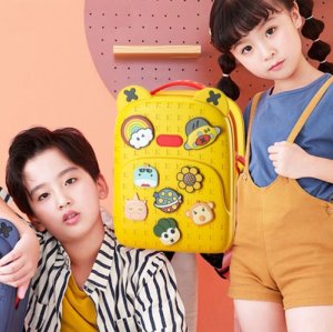 PICOCICI Mały plecak podróżny K16 zółty 2