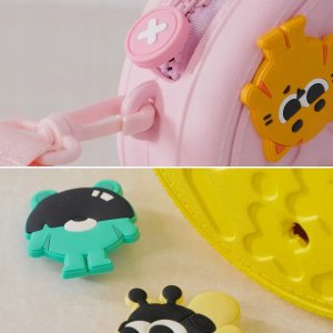 PICOCICI Mały okrągły plecak K36 żółty 4