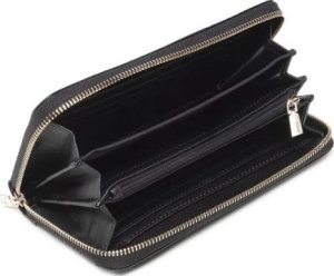 Guess, Amara, Textile Wallet, 4G Logo, SWSG6995460, Black, For Women For Women 3